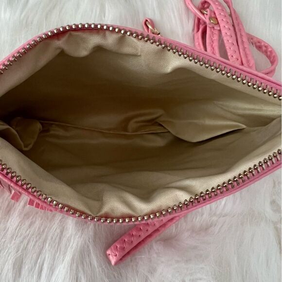Bari Lynn Pink Fringed Crossbody Bag - Picture 4 of 8
